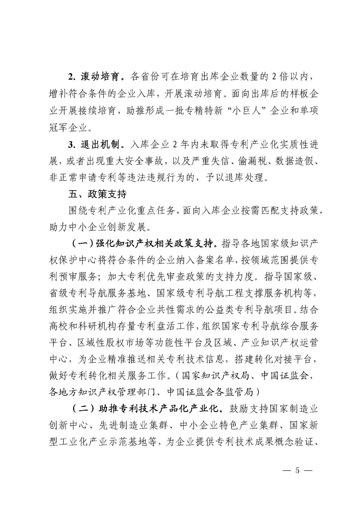 專利產(chǎn)業(yè)化促進(jìn)中小企業(yè)成長計劃實(shí)施方案