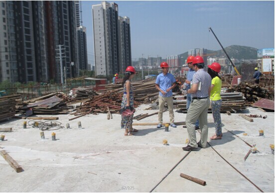 設計院參觀二環南路高架施工